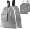 2 Pcs Travel Laundry Bags, JHX Dirty Clothes Organizer【Upgraded】with Handles by JHX