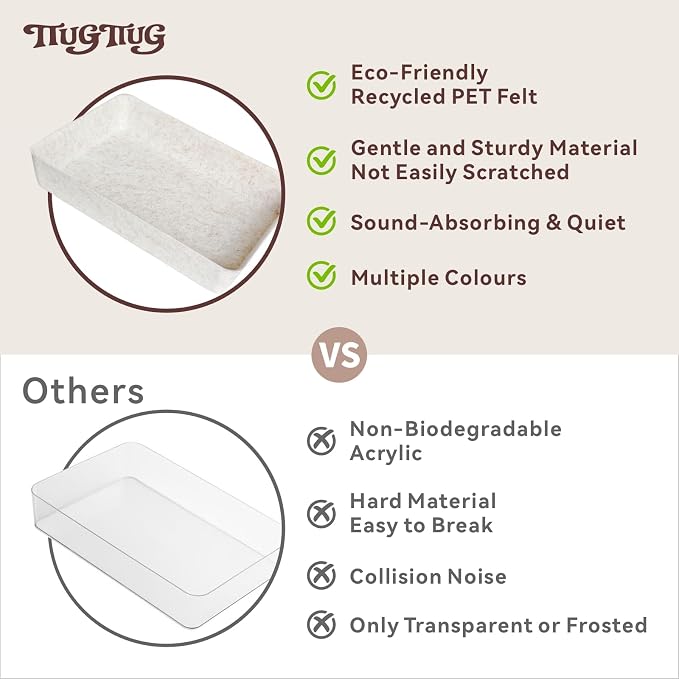 16-Piece Felt Drawer Organizer Set in 4-Sizes, Made from Eco-Friendly Material - Image 6