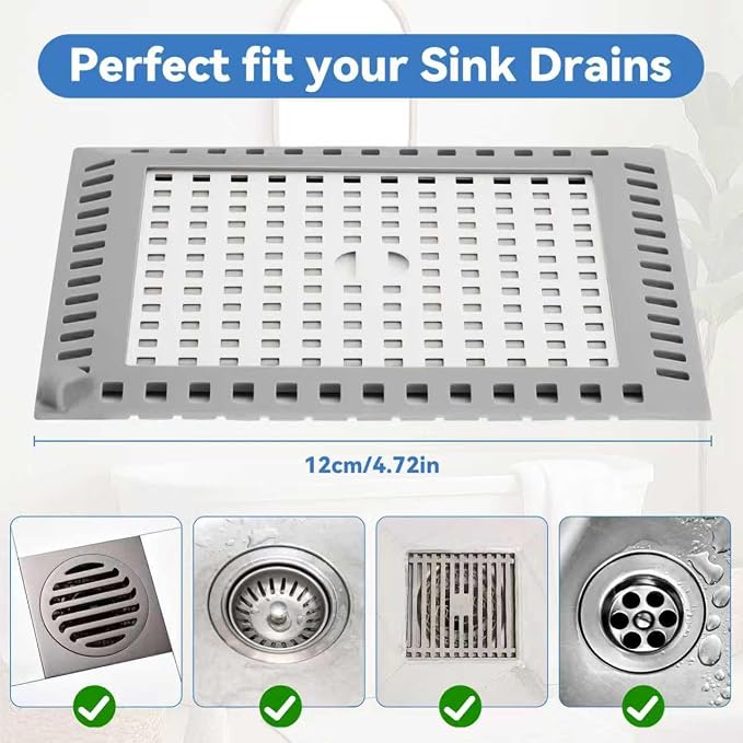 Shower Drain Hair Catcher, Hair Catcher - Image 3