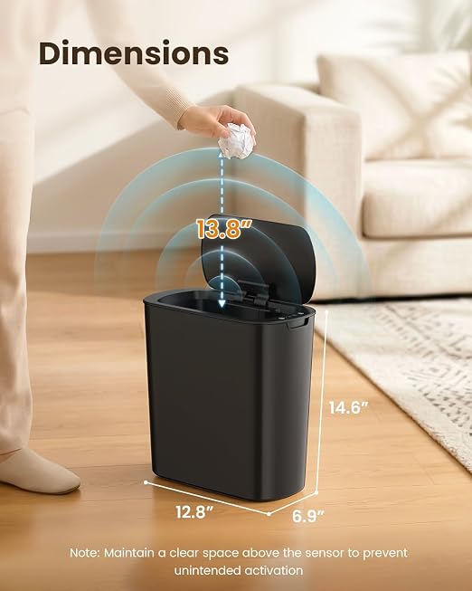 Cesun 5 Gallon Automatic Bathroom Trash Can - Image 8