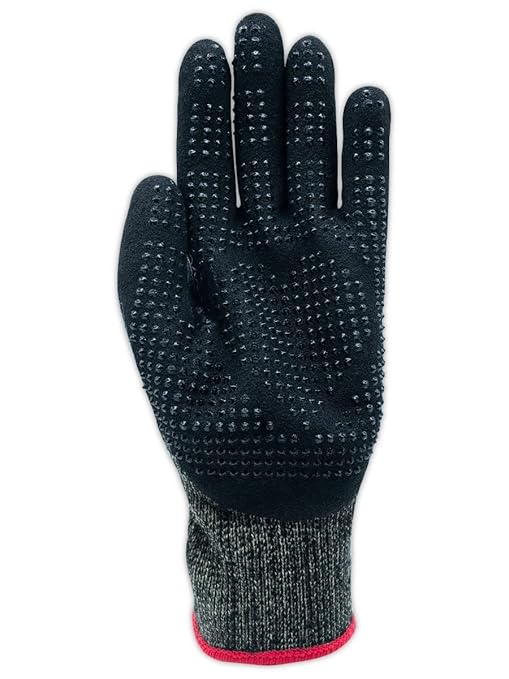MAGID D-ROC ANSI A2 Heat-Resistant Work Gloves with Sandy Nitrile Coating, 96 Pairs, Size 8/Medium, GPD249