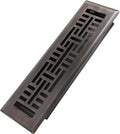 2x10 Inches Heavy Duty Walkable Floor Register Easy Adjust Air Supply Lever Floor Vents - Seattle Design - Vent Cover for Home Floor - Oil Rubbed Bronze
