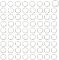 Kutesna 72 PCS Clear Shower Curtain Rings, Plastic Shower Curtain Hooks by Kutesna