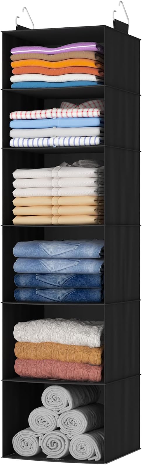 Lifewit 6 Tier Hanging Portable Closet Storage Organizer by Lifewit