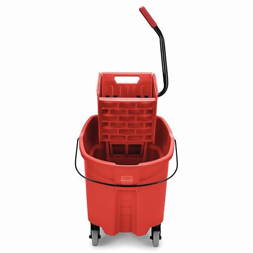 Rubbermaid Commercial Products WaveBrake 35 QT Side-Press Mop Bucket and - Image 3
