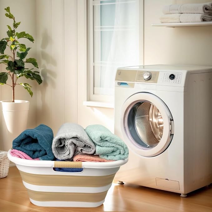 SAMMART 40L Collapsible Plastic Laundry Hamper - Image 2