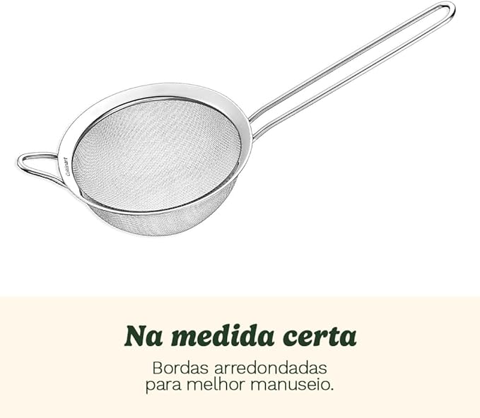 Cuisinart Mesh Strainers, 3 Count (Pack of 1) Set, CTG-00-3MS Silver