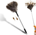 Ostrich Feather Duster, 18-48 Inch Extendable Feather Duster by Unknown