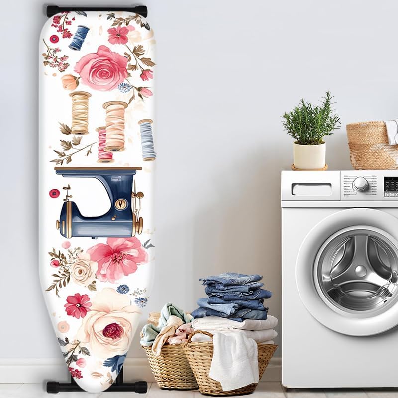 Nuxovilar Sewing Machine Ironing Board Cover 15x54 Inches Polyester - Image 3