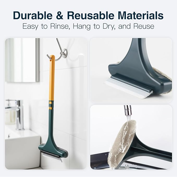 Window Mesh Screen Cleaner Brush 2 in 1 Double Sided Cleaning Tool Kit Outdoor - Image 5