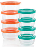 Pyrex Simply Store Small Glass Food Storage Containers Set | Meal prep by Pyrex