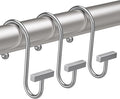 Bathway Shower Curtain Hooks, Chrome Shower Curtain Rings Rust Proof, T-Bar by Bathway