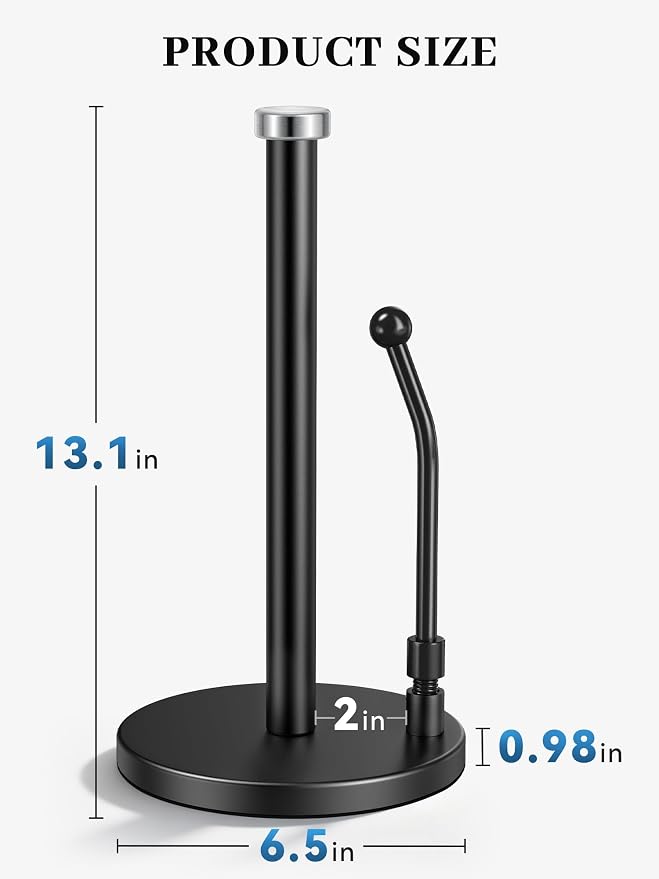 SMARTAKE Paper Towel Holder Countertop, Non-Slip Weighted Base - Image 5