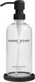 Glass Hand Soap Dispenser Bathroom Set by Brighter Barns by BrighterBarns