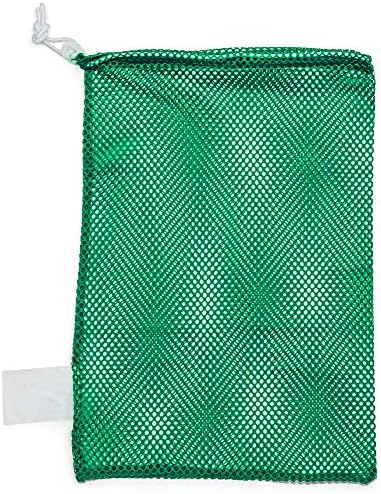 Champion Sports Mesh Equipment Bag – Heavy-Duty Nylon Drawstring Bag by ChampionSports