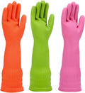 Rubber dishwashing gloves 3 or 6 Pairs by IUCGE