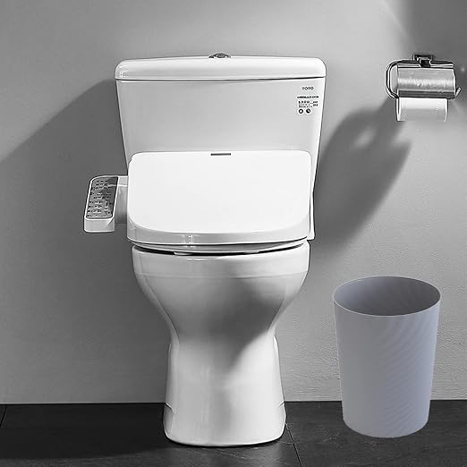 Plastic Small Bathroom Trash Can Wastebasket Garbage Can, 2 Pack | Sturdy-Easy - Image 5