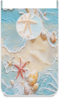 Blue Beach Sea Star Shell Summer Hanging Laundry Hamper Door Hampers Bag Basket by Tatenale