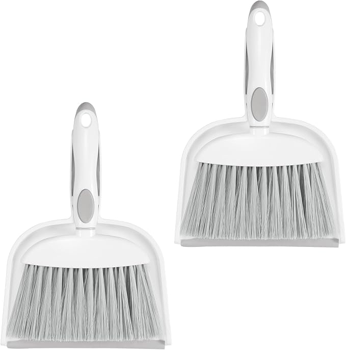 NACENA Small Dust Pan and Brush Set, 2 Pack by nacena