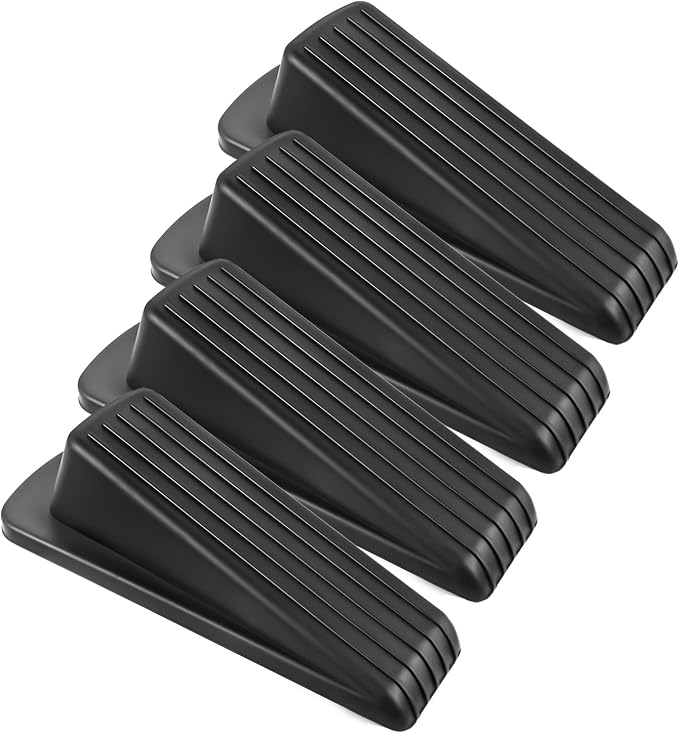 JZWBLILY Door Stoppers for Bottom of Door on Floor, Premium Rubber Door Stopper by JZWBLILY