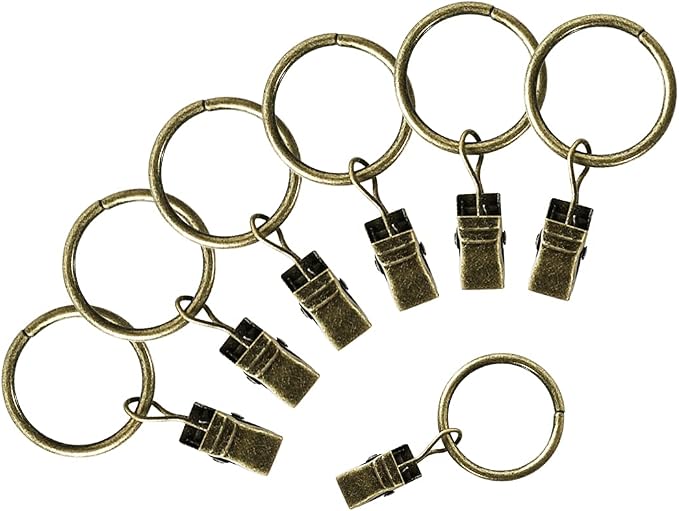 Lansian 44 Pack Curtain Rings - Image 5