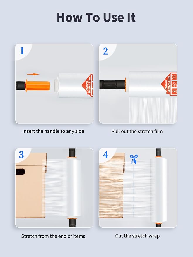 JARLINK 4 Pack Stretch Film - Image 4