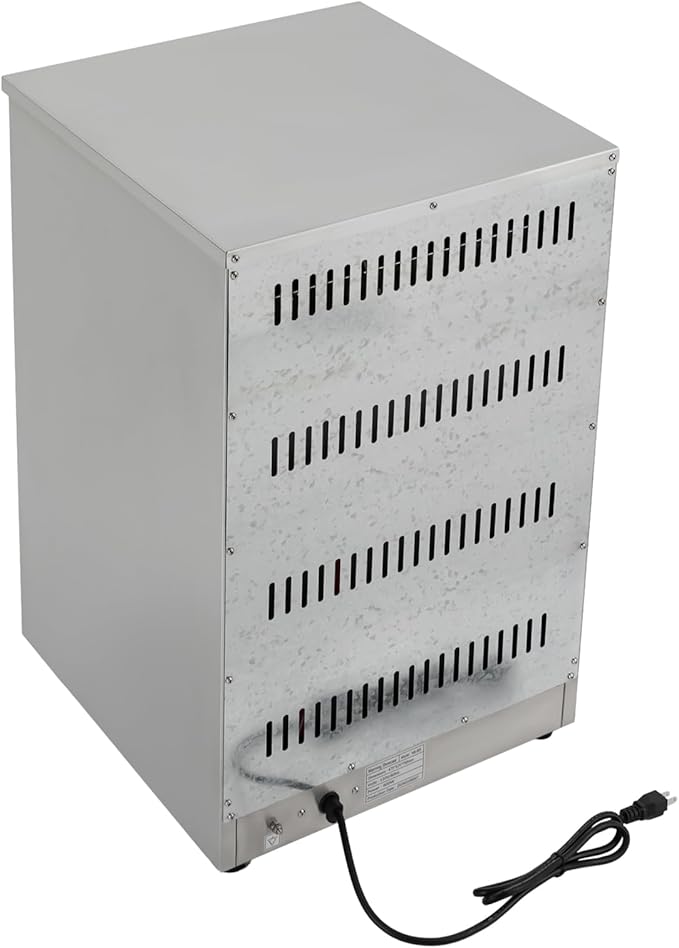 5Tier Commercial Food Warmer, 600W Food Warming Cabinet 110V Countertop Heated Holding Cabinet Electric Hot Box Food Warmer with Digital Display, 86~185℉ Temperature Control
