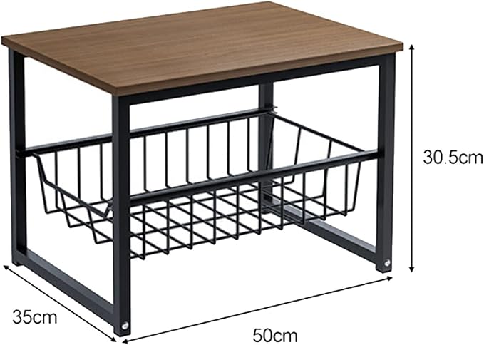 Microwave Storage Rack Microwave Oven Rack Stand Kitchen Counter Top Organizer Counter Toaster Storage Stand Dish Rack Utility Organizer Shelf Stand/51.5Cm, 30.5Cm