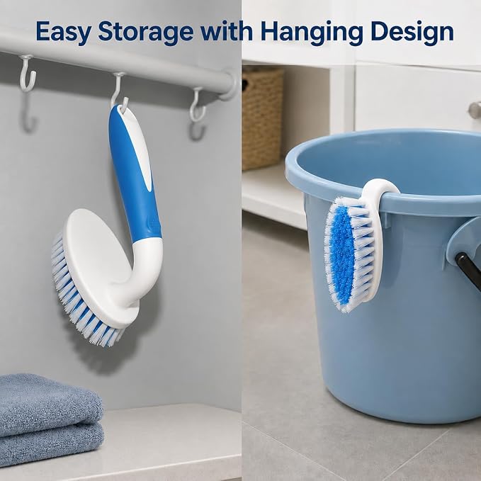 Scrub Brush, 2 Pack Household Cleaning Brushes - Image 7