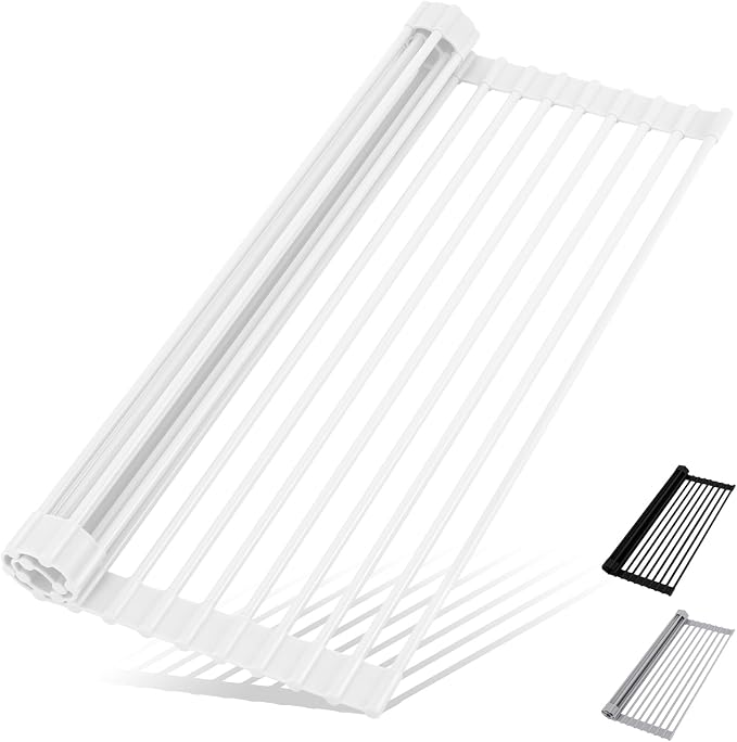 HANZENMA Roll Up Dish Drying Rack Over The Sink Kitchen Roll Up Sink Drying by HANZENMA