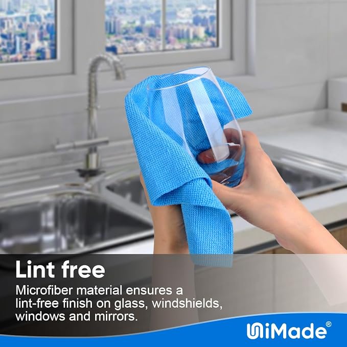 UNIMADE Shop Towels Rags, 50 Pack Reusable Microfiber Cleaning Cloth - Image 4