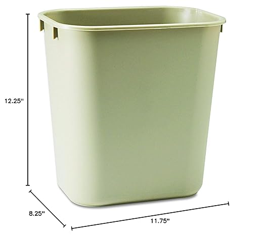 Rubbermaid Commercial Products Receptacle Wastebasket, 3.25-Gallon/12-Quart - Image 2