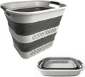 SAMMART 40L Collapsible Plastic Laundry Basket by SAMMART