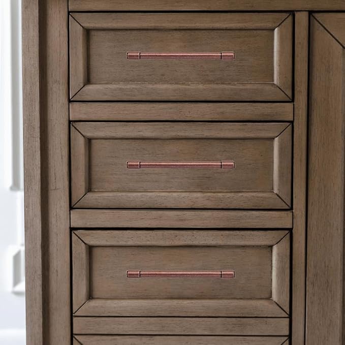 khtumeware 10 Pack 8 Inch(203mm) Antique Copper Cabinet pulls Kitchen Cabinet Handles Kitchen Cabinet Hardware for Cupboard Drawer Handles Dresser Pulls