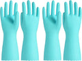 PACIFIC PPE 2 Pairs Dishwashing Gloves, Cotton Flocked Liner, Medium | by PACIFICPPE