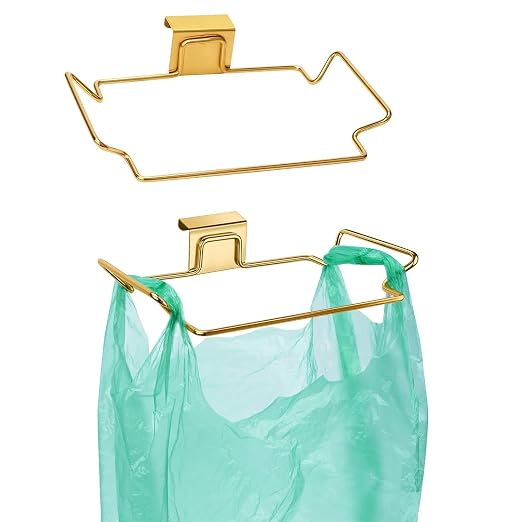 2 Pcs Large Stainless Steel Trash Bag Holder by OYSIR