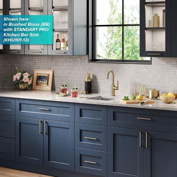 KRAUS Oletto Single Handle Kitchen Bar Faucet in Matte Black, KPF-2822MB - Image 3