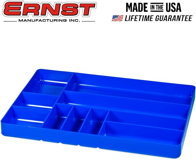 Ernst MFG 10 Compartment Drawer Organizer: Heavy Duty Stackable Tray - Image 9