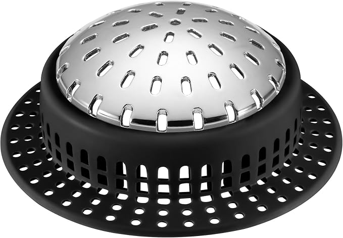 Aluvor Bathtub Drain Hair Catcher Shower Drain Cover Sink Drain Protector | by SayGoodbyetoHairClogging