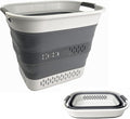 SAMMART 40L Collapsible Plastic Laundry Basket by SAMMART