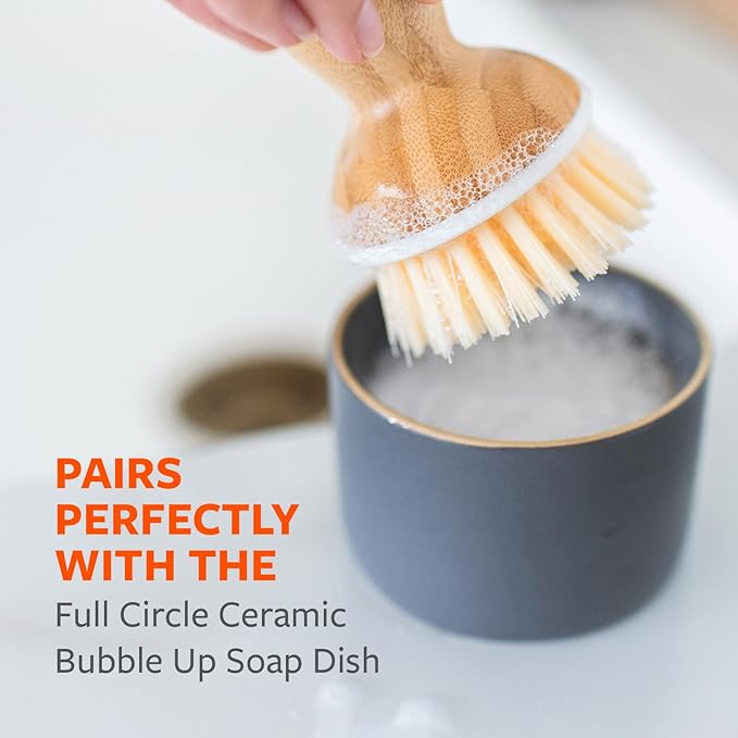 Full Circle Bubbly Palm Brush, Dish Scrub Brush - Image 5