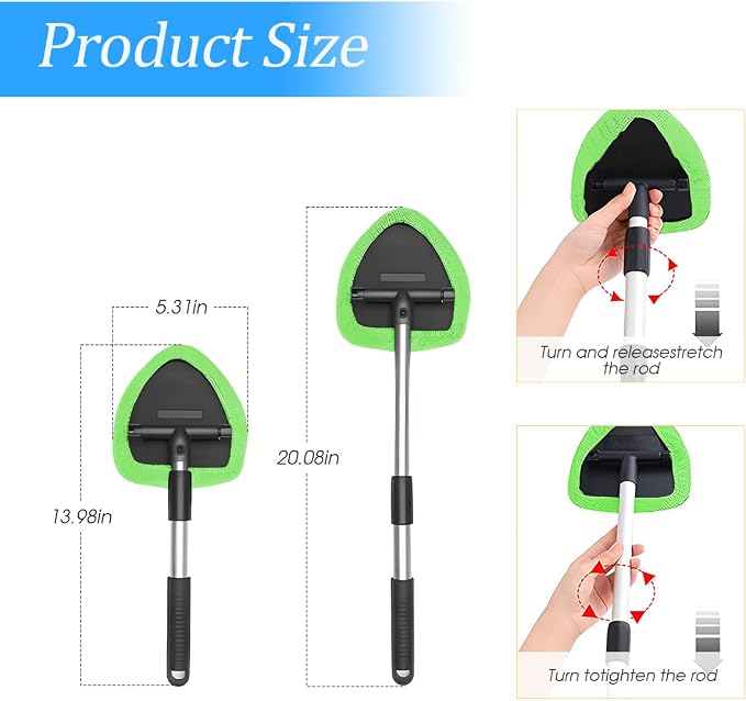 Extendable Car Windshield Cleaning Tool - Image 2
