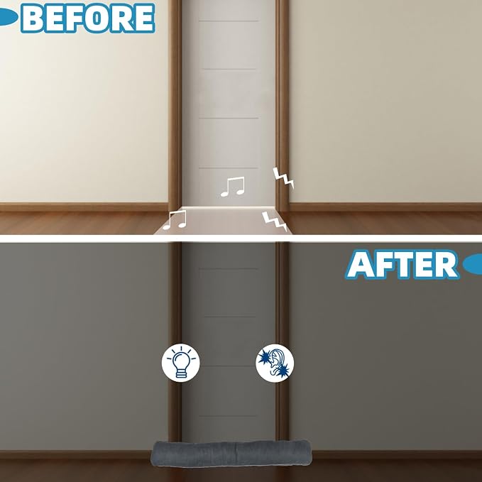 Weighted Door Draft Stopper, Under Door Seal - Image 4