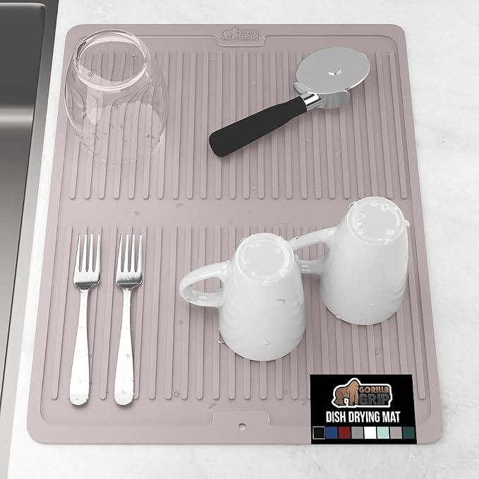 GORILLA GRIP 100% BPA-Free Patented Silicone Dish Drying Mat by Unknown