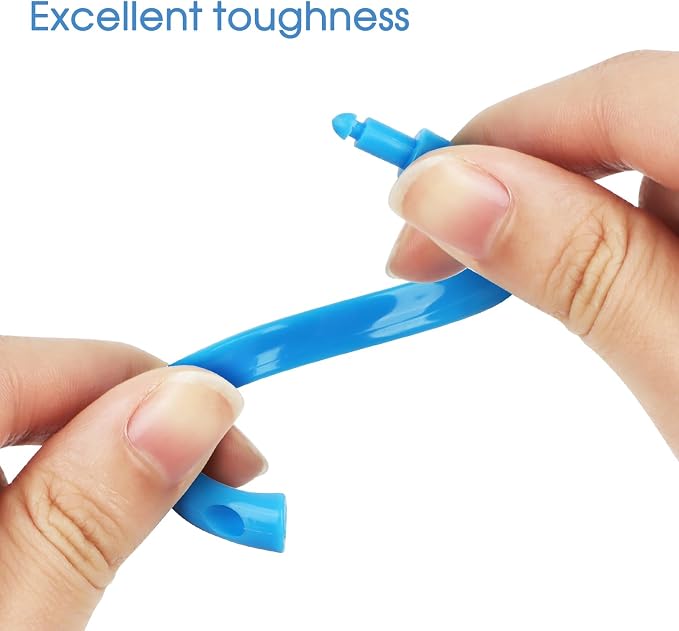Blue Shower Curtain Hooks - Image 2