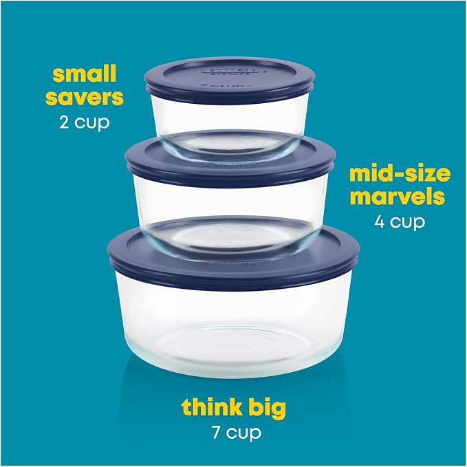 Pyrex Simply Store Glass Food Storage Containers Set - Image 5