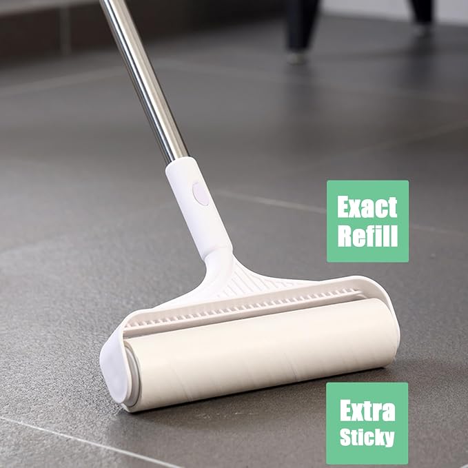 7.9 inch Lint Roller Refills Only, Extra Sticky Tape Roller Refills - Image 5