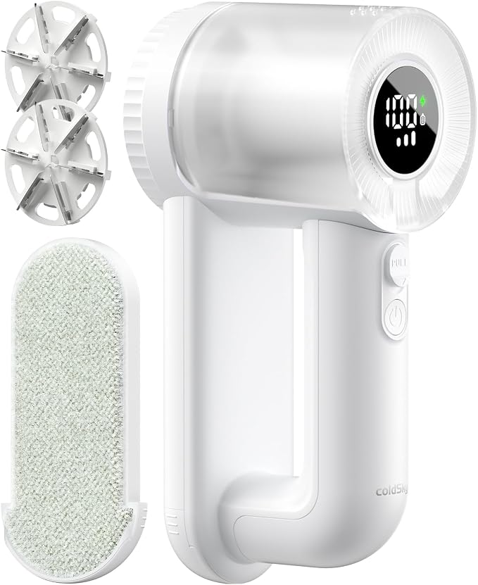coldSky Large Fabric Shaver, 2-in-1 Electric Fabric Shaver & Lint Remover | by Fabricshaver