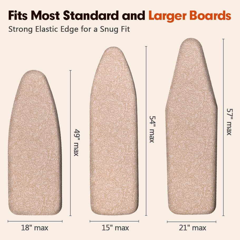 Ironing Board Cover and Pad, Extra Large 21x57, Extra Thick - Image 7