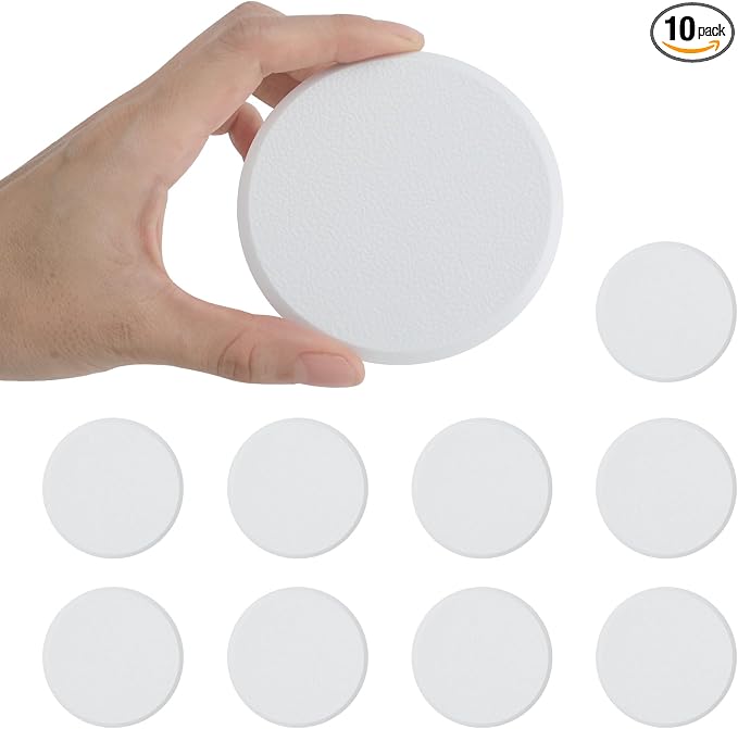HOME MASTER HARDWARE 3.25" Wall Protector, 10 Pack Door Knob Wall Shield | by HOME+MASTER+HARDWARE